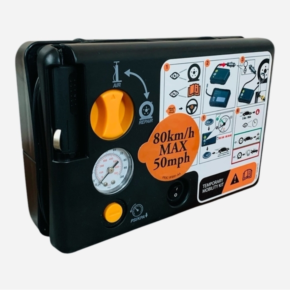 2015-2023 FORD MUSTANG Vehicle Tire Compressor Inflator Emergency Air Tight Pump - Picture 3 of 4